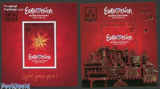 Stamp 2012 Azerbaijan Eurovision Song Contest Baku 2 S S 2012 Collecting Stamps Freestampcatalogue Com The Free Online Stampcatalogue With Over 500 000 Stamps Listed azerbaijan eurovision song contest baku