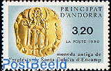 Santa Eulalia medieval coin 1v