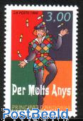 Greeting stamp 1v