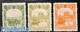Manchuria, Definitives 3v