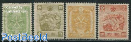 Manchukuo, Definitives 4v