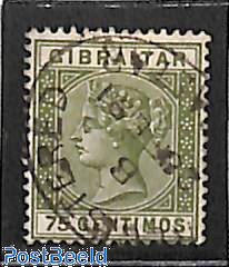 75c, used 