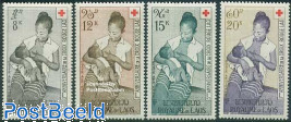Laos 1958 Red Cross: Mother and Child Breastfeeding Set