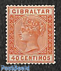 40c, Stamp out of set