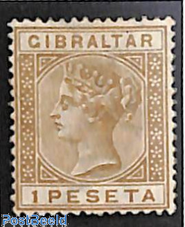 1Pta, Stamp out of set