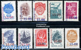 Overprints 10v