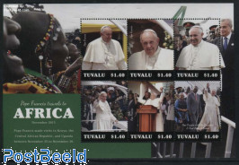 Pope Francis in Africa 6v m/s
