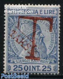 25q, Postage Due, Stamp out of set