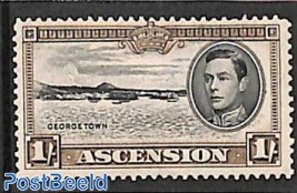 1Sh, George Town, Perf. 13, Stamp out of set