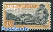 1p, Perf. 13.5, Stamp out of set