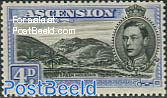 4p, Green Mountain, Perf. 13, Stamp out of set