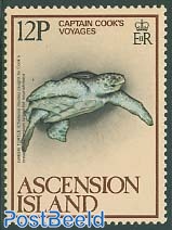 12P, Turtle, Stamp out of set