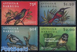 Birds 4v, stamp show