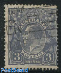 3d, Plate I, Perf. 13.5:12.5, Stamp out of set