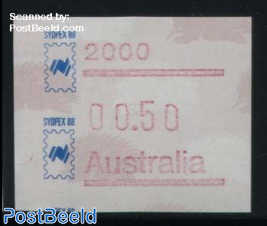 Automat stamp, Sydpex 1v (face value may vary)