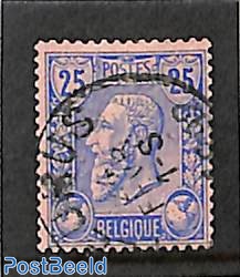 25c, Blue on pink, Stamp out of set
