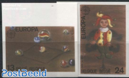 Europa, Children Games 2v, imperforated