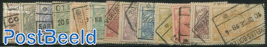 Railway stamps 13v