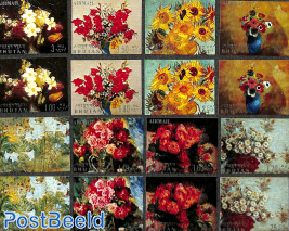 Flower paintings 16v
