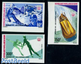 Winter Olympic Games 3v imperforated