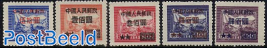 Local stamps overprints 5v