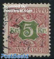 5Kr, Stamp out of set