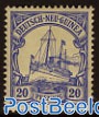 Deutsch Neu-Guinea, 20pf, Stamp out of set