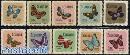 Definitives, butterflies 10v
