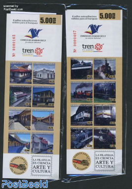 Railways 16v (2 booklets) s-a