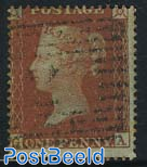 1p, REbrown, Perf. 16, Queen Victoria