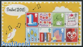 Greeting Stamps, Smilers 8v m/s