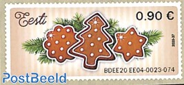 Christmas 1v, Automat stamp