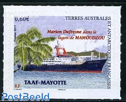 Marion Dufresne 1v s-a, joint issue Mayotte