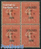 50c, Block of 4 [+], Stamp out of set
