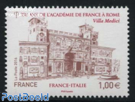 French Academy Rome 1v, Joint Issue Italy