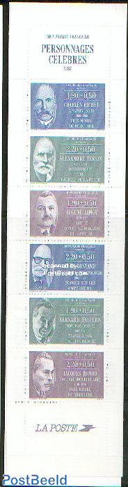 Famous persons 6v in booklet