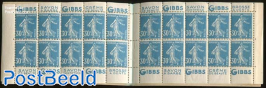 20x30c booklet (Gibbs-Gibbs-Gibbs-Gibbs)