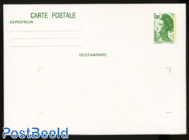 Postcard 1.80 green