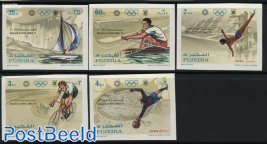 Olympic games Munich 5v, imperforated