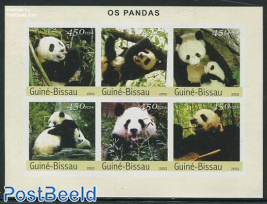 Panda bears 6v m/s, imperforated