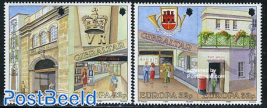 Europa, post offices 2x2v [:]