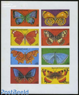 Butterflies 8v imperforated