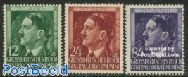 Hitler 55th birthday 3v