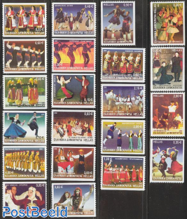 Definitives coil stamps, dances 21v