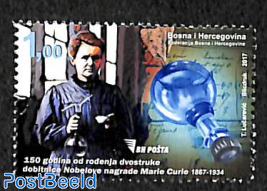 Marie Curie, Nobelprize 1v