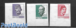 100 Years Italian union 3v imperforated