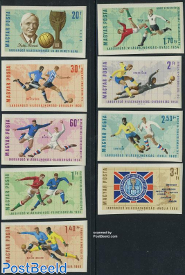 World Cup Football 9v imperforated
