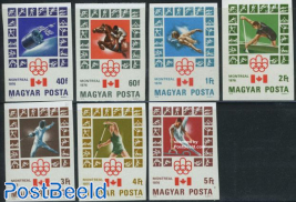Olympic Games Montreal 7v imperforated