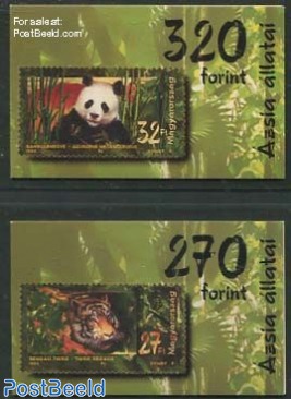 Asian animals 2 booklets