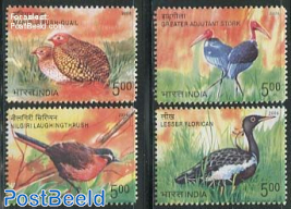 Endangered birds 4v